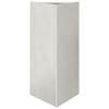 VidaXL Jardinière triangulaire 40x34,5x70 cm acier inoxydable 851165