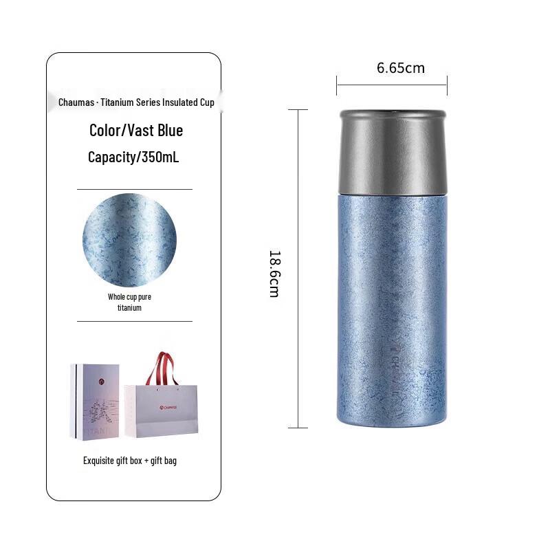 FUGUANG Pure Titanium Portable Insulated Tea Flask