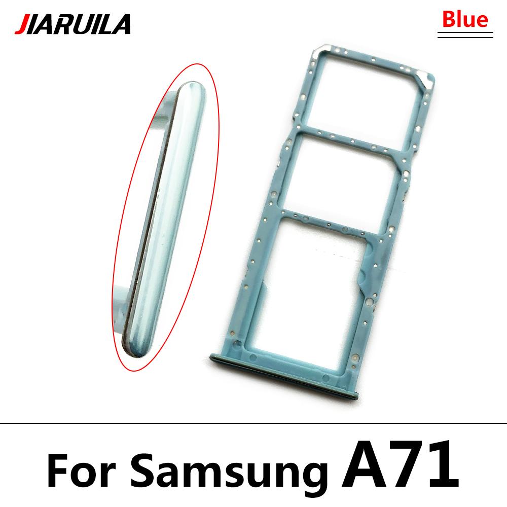 NEW Dual Card Phone Sim Card Tray For Samsung A12 A31 A51 A71 NEW SIM Chip Holder Slot Adapter Drawer Part + Pin