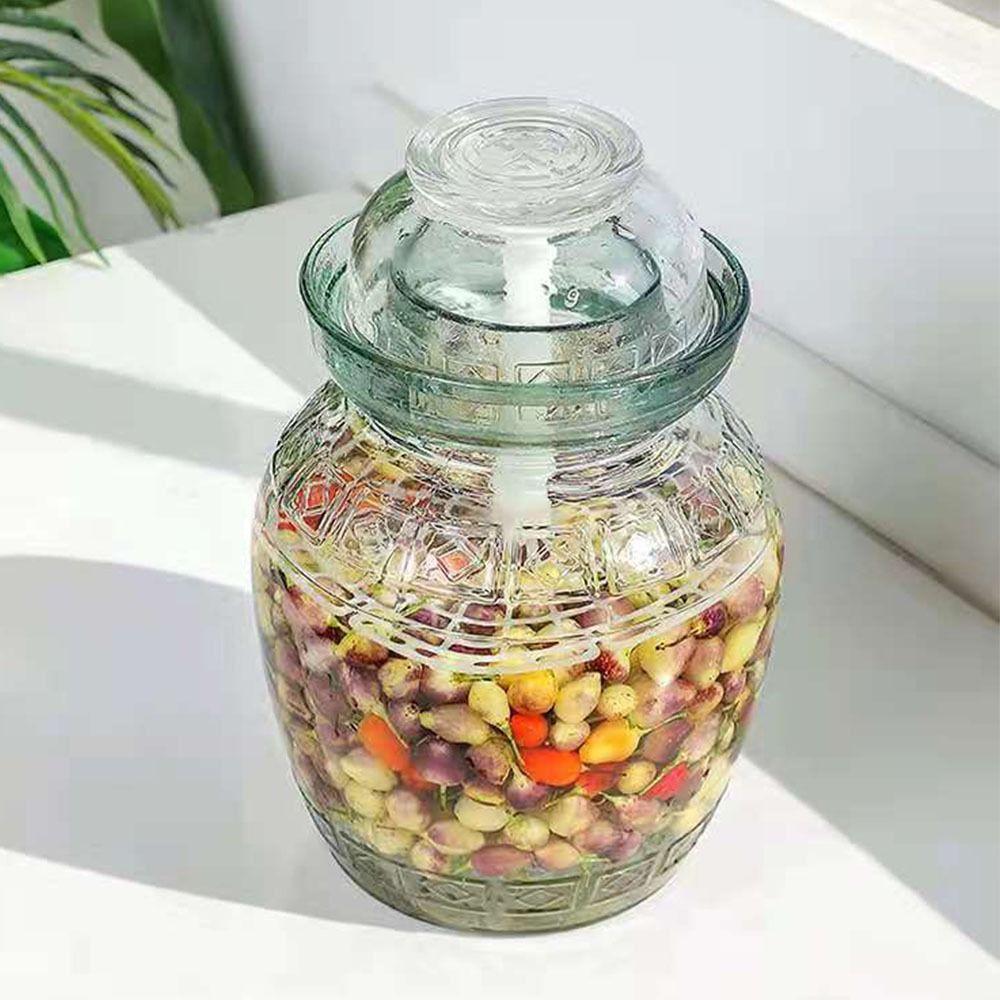 Adjustable Kimchi Jar Pressure Device Plastic Pickle Jar Press Sturdy Hot Sauce