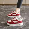 Fashion CRLAYDK Classic Womens Tennis Sneakers Walking Flat Low Top Casual Lace Up Platform Comfortable Fashion Red Shoes Skate Trainers