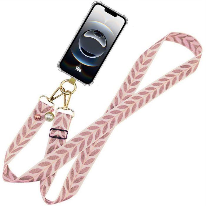 Coque de protection - BOOLING - iPhone 16e - Silicone Souple - Bandoulière - Antichoc