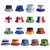 Soccer Themed Bucket Hat Light Weight Breathable Polyester Fisherman Cap For Running Cycling Football Outdoor Sports
