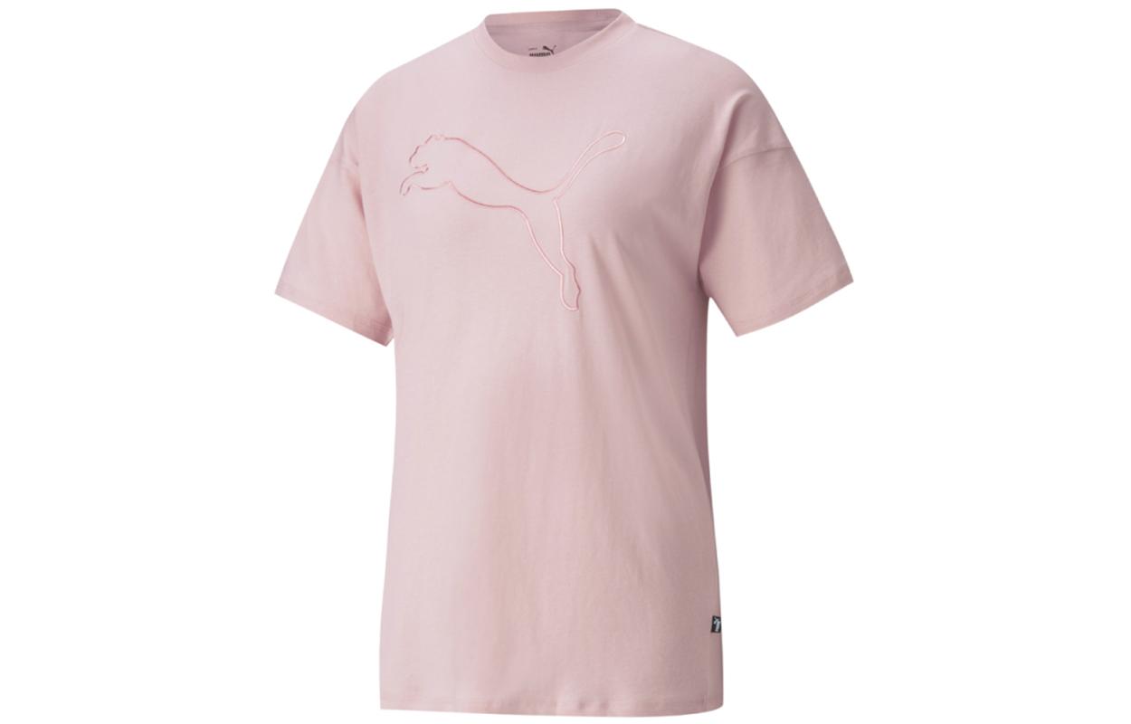 PUMA T Shirts Women s Pink Crew Neck Moderate 847690-36 M