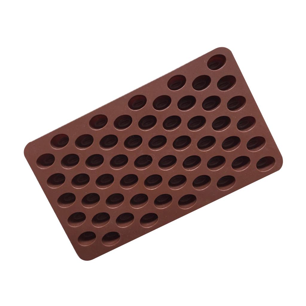 3D Fondant Coffee Beans Shape Candy Molds Polymer Craft Art DIY Molds Kitchen