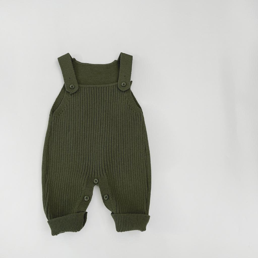 Baby Clothes Super Cute Baby Spring And Autumn Knitted Overalls Fashion Polo Shirt Sweater Split Two-Piece Set