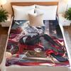 Cartoon Flannel Fashion Blanket – Double-Sided Print, Hypoallergenic, Ultra-Soft (Best for Toddlers)