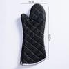 Heat Insulation Gloves Kitchen Cotton Silver Coated Thickened High Temperature Resistant Gloves Anti-scalding Baking Oven Gloves
