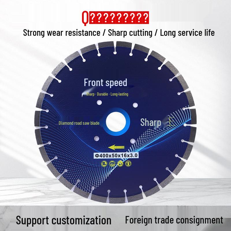 Diamond Road Saw Blade for Granite, Concrete, Asphalt, and Reinforced Concrete Cutting