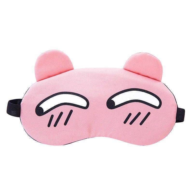 Cute Cartoon Anime Eye Mask | Ice/Hot Compress, Breathable Sleep Shade for Men & Women