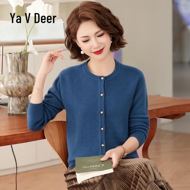 

Yalu Women s 100% Merino Wool Floral Cardigan 2XL (175)