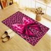 Nouveau Tapis Rose et Noir avec Nœud 2025 pour Salon Chambre Maison Décoration Canapé, Tapis de Sol Antidérapant pour Jouer les Enfants28