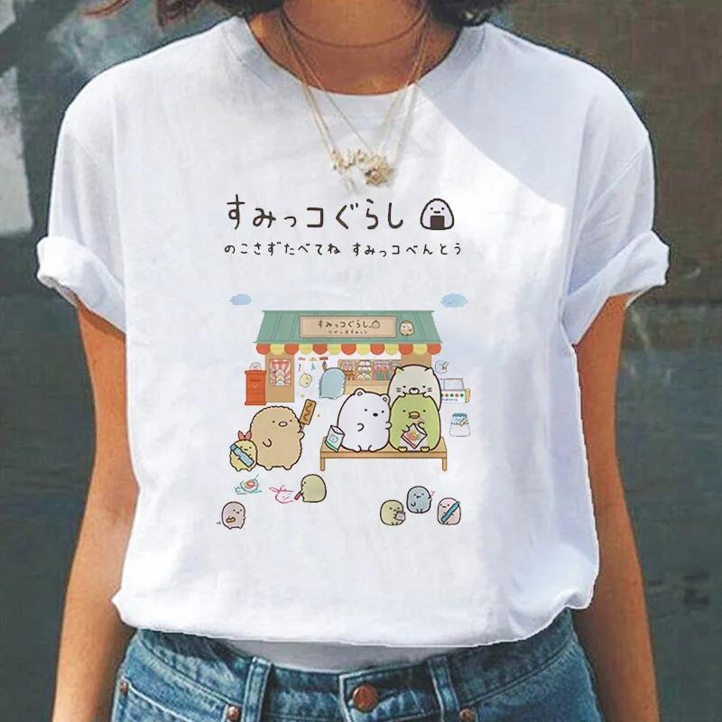 Cartoon Cute Japanesestyle Fashion Women TShirts Harajuku Kawaii Clothes Short Sleeve Summer Tees Casual FeUnisex Tops ONeck