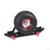 1:10 Metal Rear Bumpers with Towing Shackles & LED Lights for , Axial SCX0046 RC Crawler