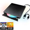 DVD Drive DVD Playback Software and DVD Creation Software USB External DVD Drive with USB A C Cable To Thunderbolt Compatible with Reading and Writing