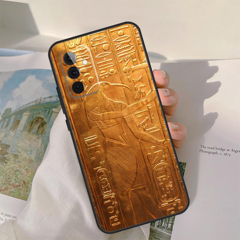 Ancient Egypt Cuneiform Case For Samsung Galaxy A13 A33 A53 A34 A54 A14 A15 A16 A26 A36 A56 A12 A32 A52 A06 A35 A55