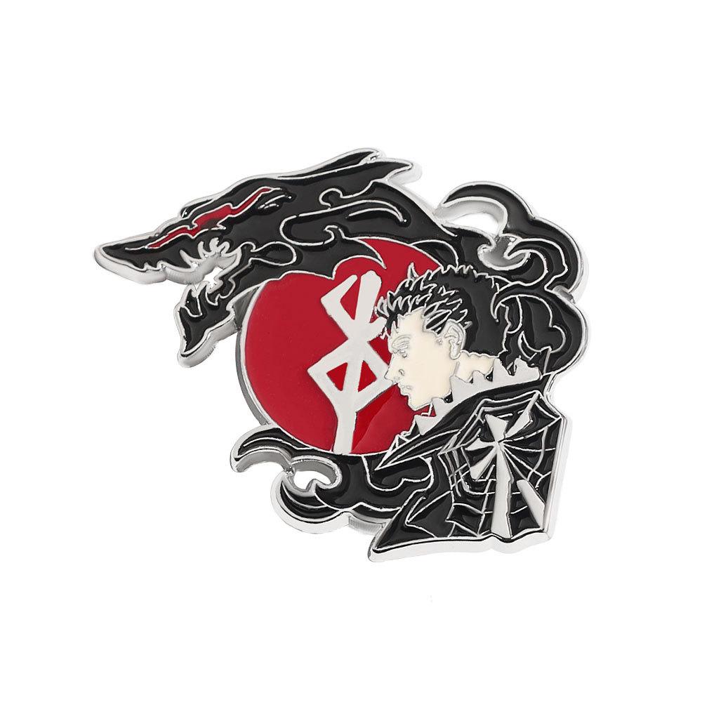Berserk Beherit Anime Game Red Cartoon Brooch Lapel Pin Backpack Hat Clothing Accessories Badge Jewelry Gift For Friends