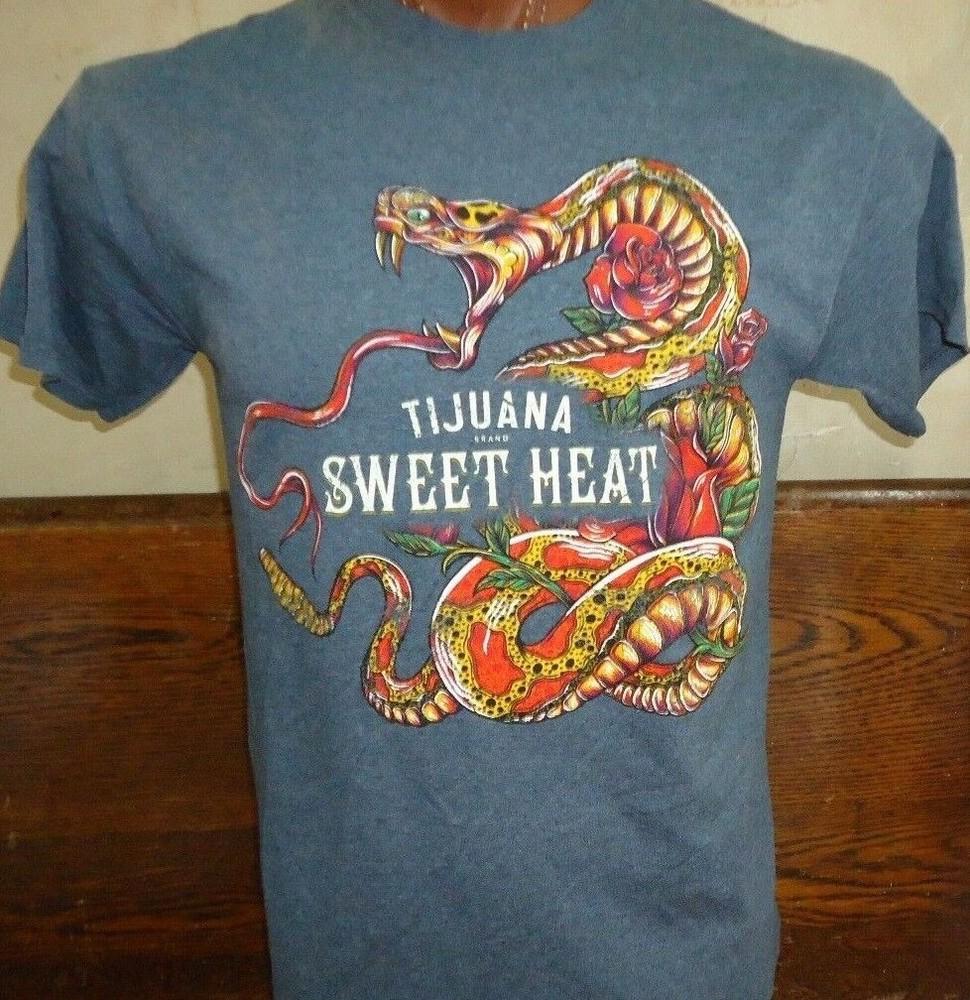 Сладкий и острый ликер бренда Tijuana, изготовленный из текилы Gray, унисекс футболка XXL