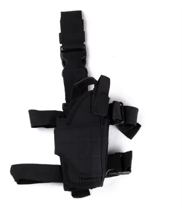 Quick-Draw Leg Holster for Tactical Training & Outdoor Sports - Durable Tactical-Style Gear for Airsoft, Paintball & Simulation