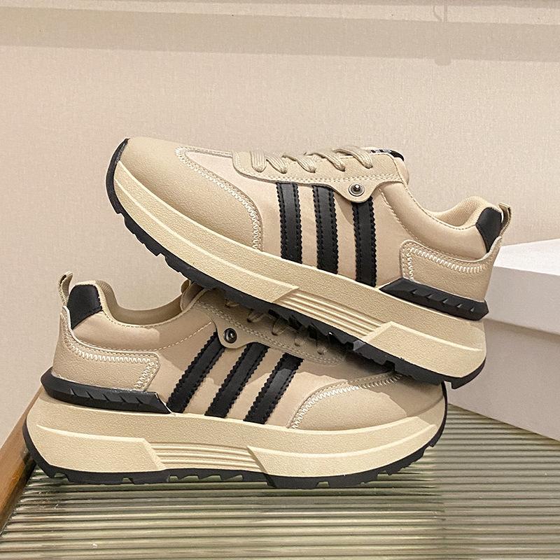 

ins Korean version of the new Forrest Gump shoes women s 2025 autumn student running sports platform heightening casual shoes JCF2703 40 бежевый