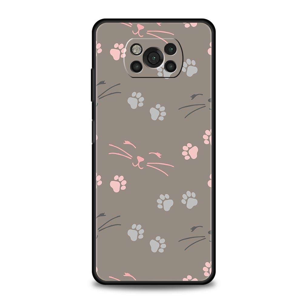 

Abstract Creative Cute Cat Line Phone Case Cover for Xiaomi Poco F7 Ultra F6 F5 F4 F3 X6 X5 X4 X3 NFC C51 C55 M4 GT 5G Soft TPU Poco M4 Pro