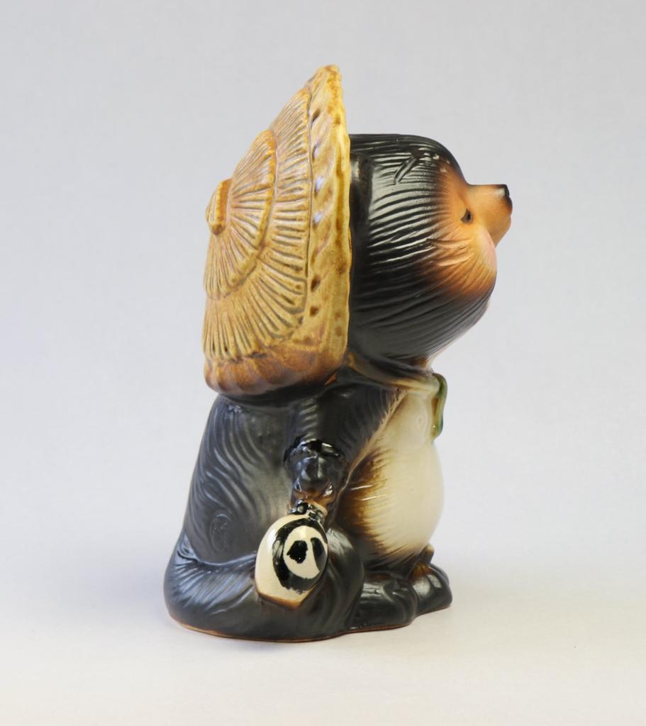 Tori Kiss Tanuki Male 6 "Shigaraki Ware" No. SA23-6