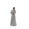 New Elegant Beaded Ribbon Floor-length Evening Dress, Luxury Formal Party Gown for Women European American Style