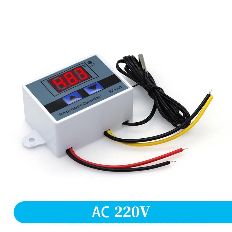 W3001 110V 220V 12V 24V Digital Temperature Controller Thermostat Thermoregulator Aquarium Incubator Water Heater Temp Regulator