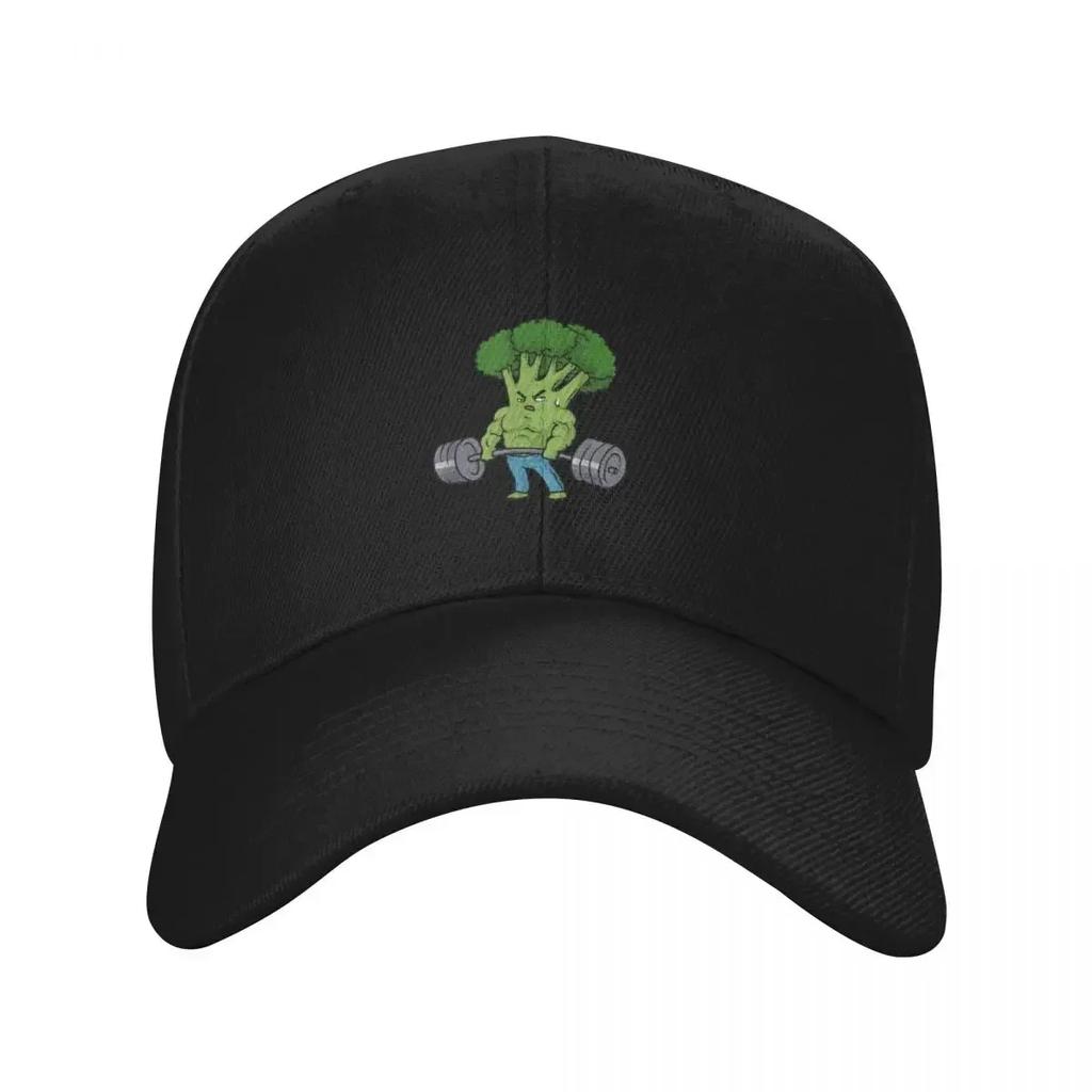 Broccoli Lifting Deadlift Baseball Cap Snapback Cap Trucker Cap Mens Womens