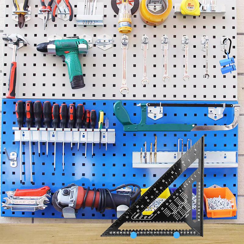 Tall Stair Gauges For Framing Square With Holder And Hook, Framing Jig For Speed Square