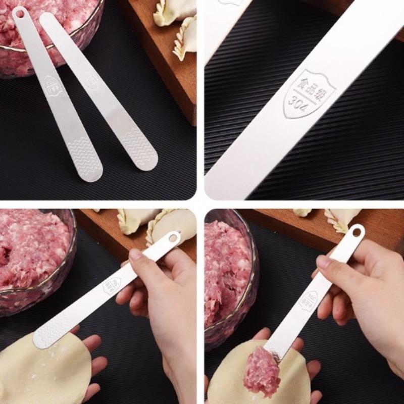 Stainless Steel Dumpling Filling Spoon, Household Wonton Tools, Kitchenware, Manual Filling Mixing and Picking Sticks
