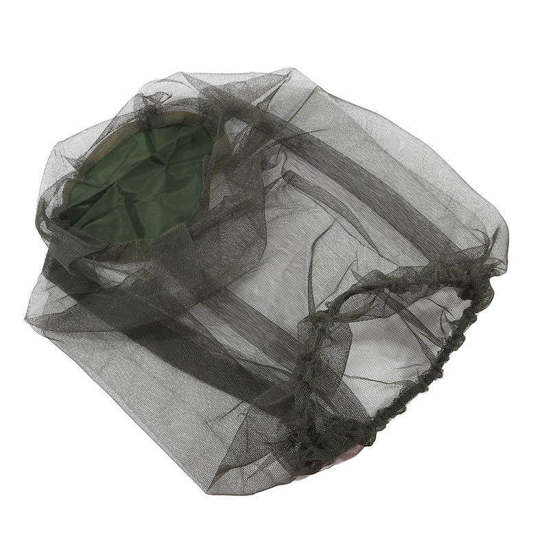 Moskito Kopfnetz Mesh, Insektennetz Hut Kapuze gegen Fliegen Mücken Gnitzen Insektenschutz Gesichtsschutzmaske für Nachtangeln