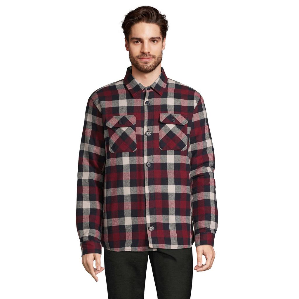 SOLS Unisex Adult Noah Checked Overshirt