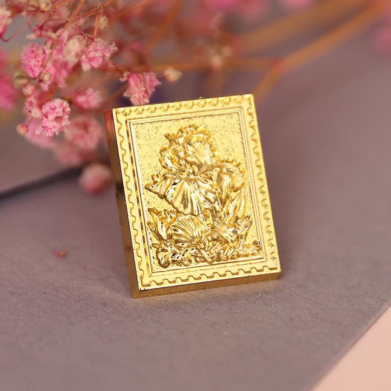 Eco-Friendly Zinc Alloy Retro Wax Seal Head with Color-Preserving Electroplating