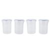 Paint Container Set 1000ml Airtight Transparent Paint Storage Cup with Mixing Ball Paint Brush for R