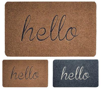 Door Mat Durable Welcome Mat Low Profile Floor Mat Front Doormat Indoor Outdoor Doormat
