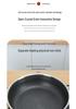Deepened 316 Stainless Steel Non-Stick Double-Handle Pan for Pancakes - Compatible with Induction and Gas Cookers