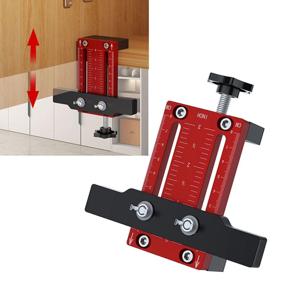 Aluminum Alloy Cabinet Door Installation Positioner Cabinet Door Positioning Tool DIY Woodworking