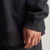 adidas Stella McCartney High Neck Loose Casual Long Sleeve Sweatshirt Women Tops Black IW9859