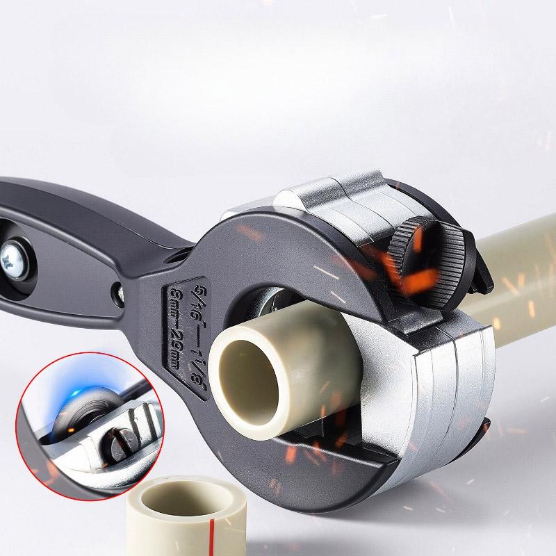 Ratchet Type Pipe Cutter Suitable For Cutting Metal Pipes Of 8-29/6-23Mm Hose Cutting Pliers Pipe Maintenance Tools Easy To Use Set