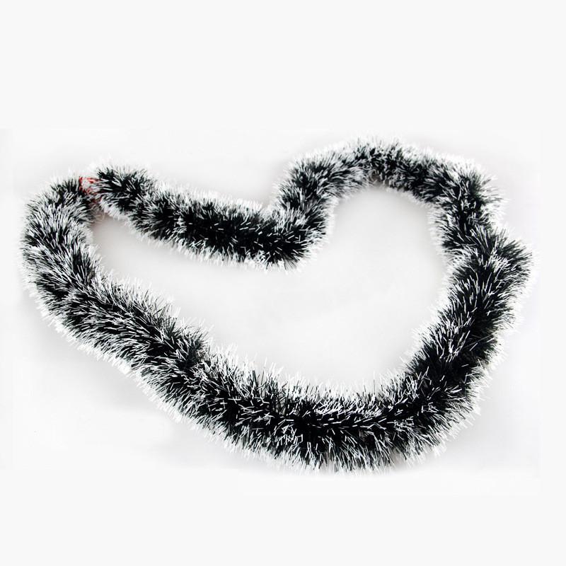 Premium And Green White Christmas Tinsel With Five Stunning Bow Combinations Color