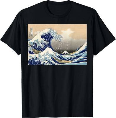 Kanagawa Japanisch Die große Welle T-Shirt T-Shirt