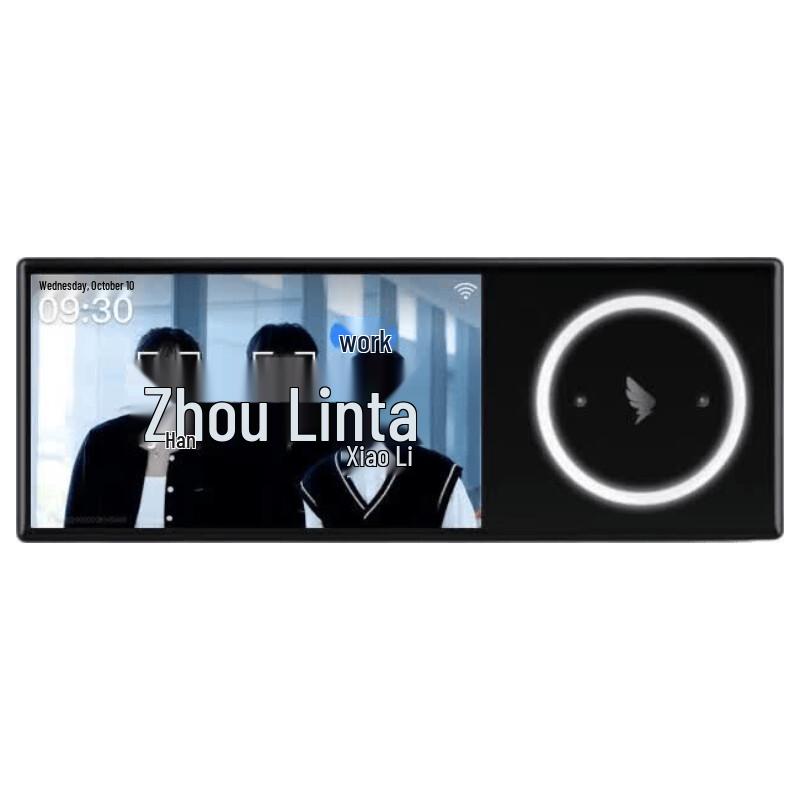Машина для учета рабочего времени DingTalk M1y Ultra+ с распознаванием лиц и резервным питанием, штепсель CN (адаптер в комплекте)