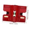OSALADI 2-Piece Foldable Bubble Angle Indicator for Measuring Tube Angle and Pipeline Positioning