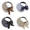 Summer Straw Wide Brim Hat For Women With Breathable Sun Protection Casual Outdoor Fashion
