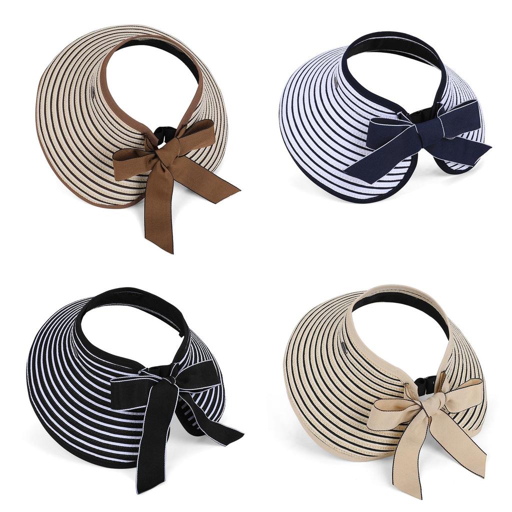 Summer Straw Wide Brim Hat For Women With Breathable Sun Protection Casual Outdoor Fashion
