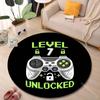 Multiple Sizes Game controller Print Round Rugs for Living Room Bedroom Floor Mats Kids Room Household Carpet Home Decor