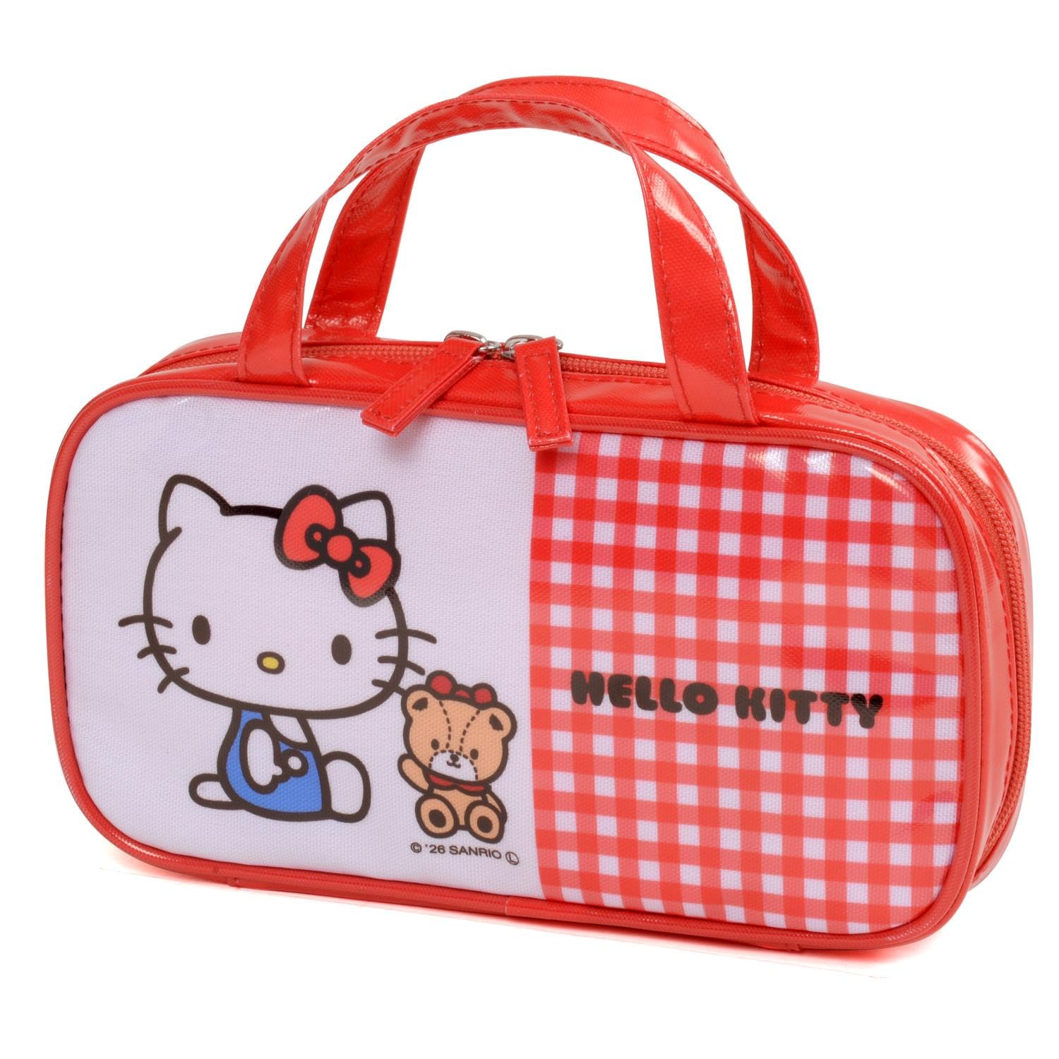 Misasa Sewing Kit Sanrio KITTY Zipper Bag Adult 20cm Scissors Hello Kitty 18830 (School Supplies, Use) No.