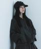 TUOMIO Washed Cape Jacket [Charcoal]