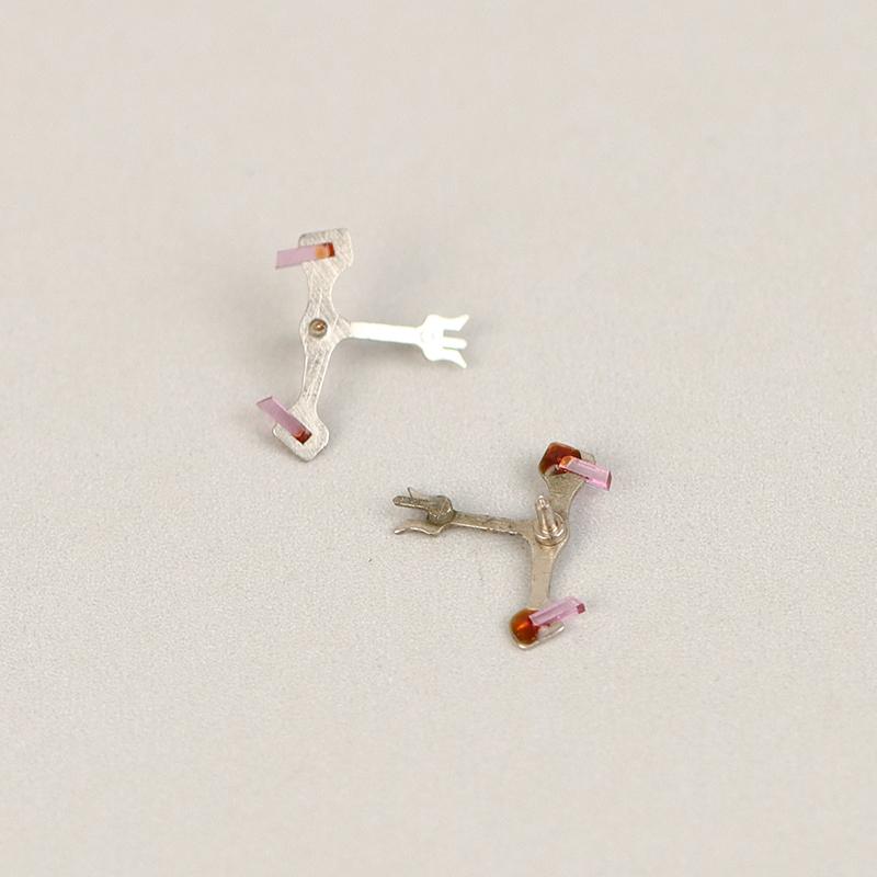 2 Pcs 46943 46941 Movement Escapement Movement Parts Fork Fit Watch Replace Movt Repair Spare Parts